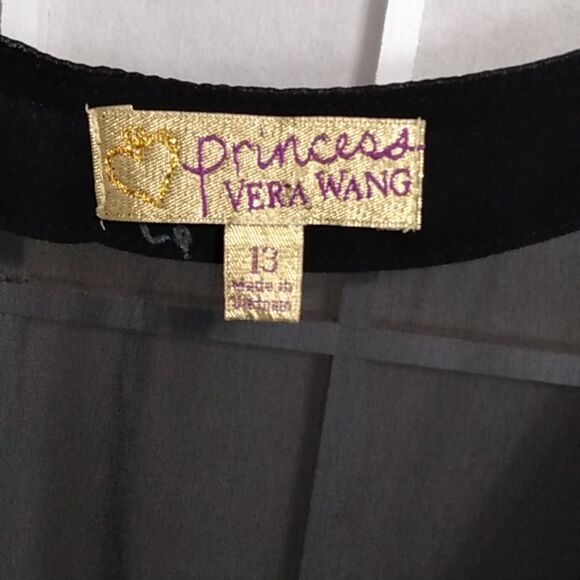 Adorable Black Dress W/ Green Polka Dots And Poofy Slit Half Sleeves - Picture 8 of 15